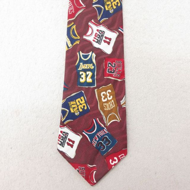 中古 ネクタイ NBA アメリカドリームチーム ユタジャズ エンジ バスケットボール 25jul15