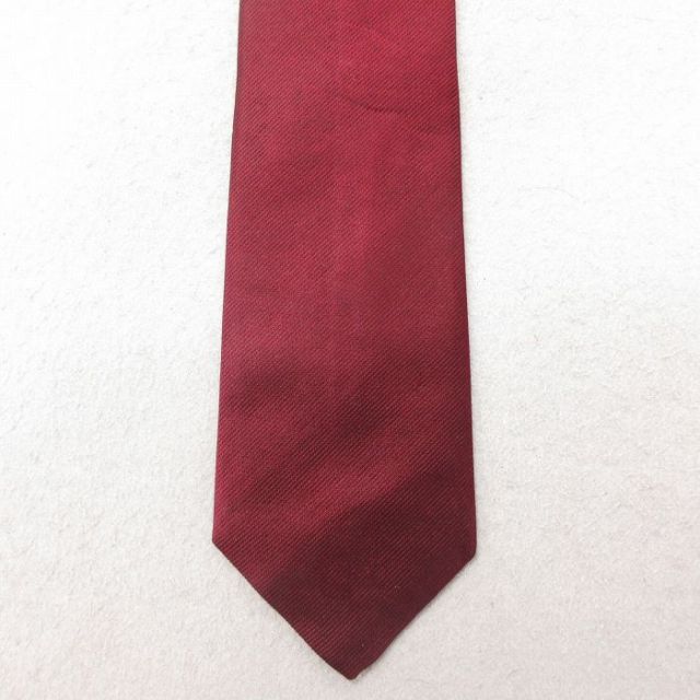 【20%OFF】中古 ネクタイ 90年代 90s シルク USA製 エンジ 25jul15