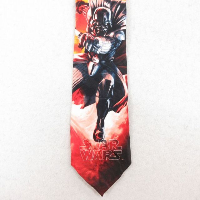 中古 ネクタイ スターウォーズ STAR WARS ダースベイダー 黒 ブラック 25jul26