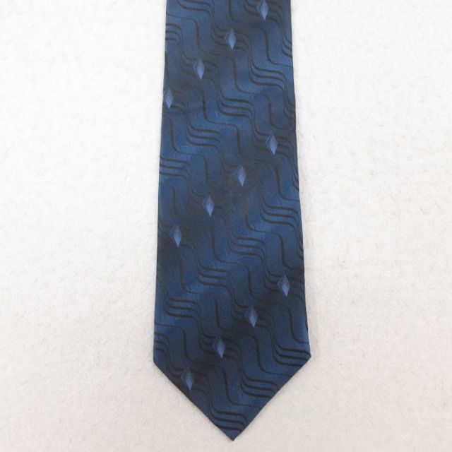 中古 ネクタイ 90年代 90s 総柄 USA製 紺 ネイビー 25jul26
