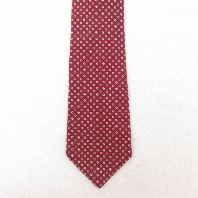 【50%OFF】中古 シアーズ ネクタイ 70年代 70s 総柄 エンジ 25jul26