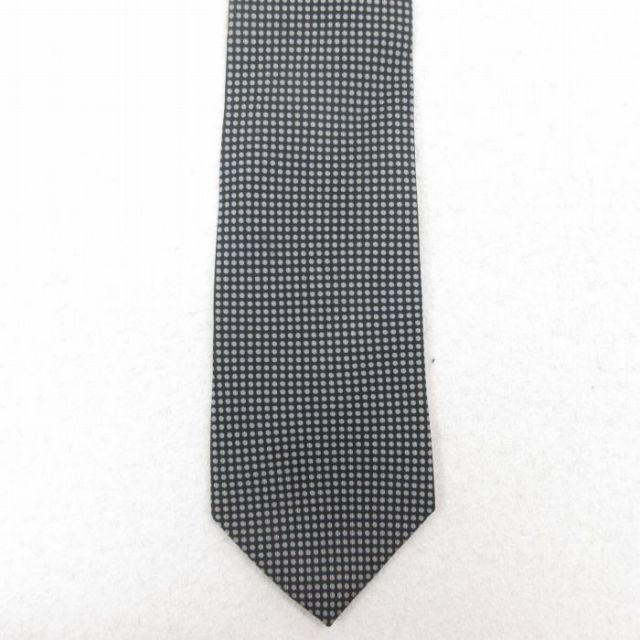 中古 ラルフローレン Ralph Lauren ブランド ネクタイ パープルレーベル シルク イングランド製 グレー ドット 【spe】 25jul26