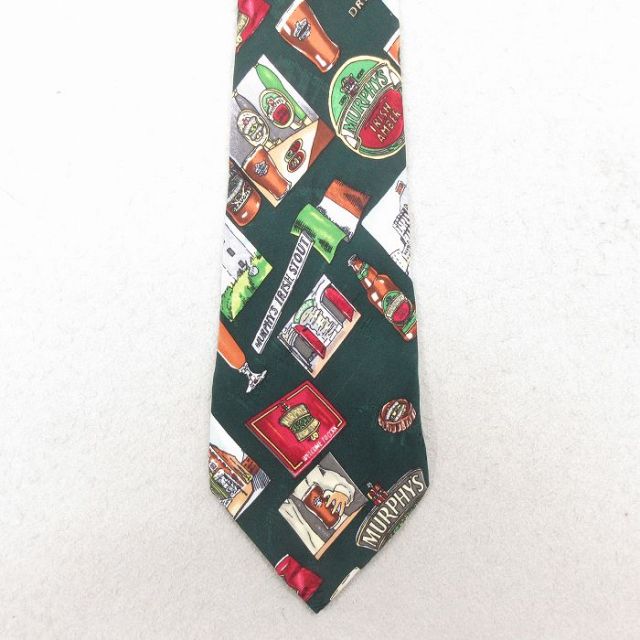 中古 ネクタイ 90年代 90s MURPHYS シルク 緑 26feb13