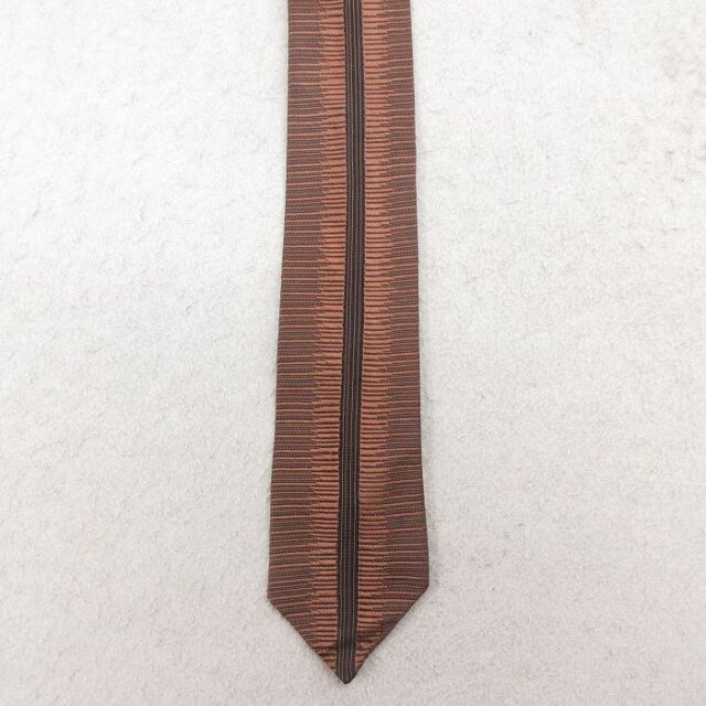中古 ネクタイ 70年代 70s 茶 26feb19