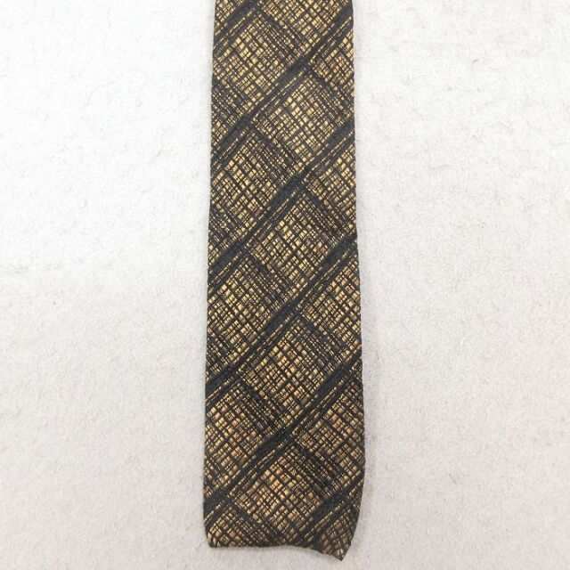【20%OFF】中古 ネクタイ 70年代 70s シルク 茶 26feb19
