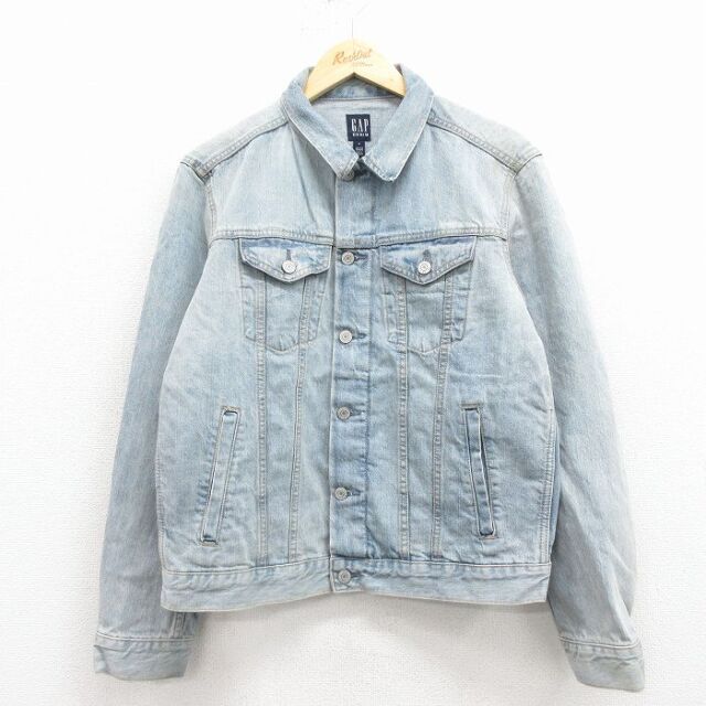 【20%OFF】M★古着 ギャップ GAP 長袖 ジージャン メンズ コットン 紺 デニム 25dec05