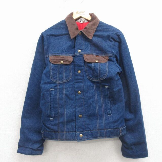 古着通販 L☆古着 キー KEY 長袖 ジージャン メンズ 70年代 70s 襟
