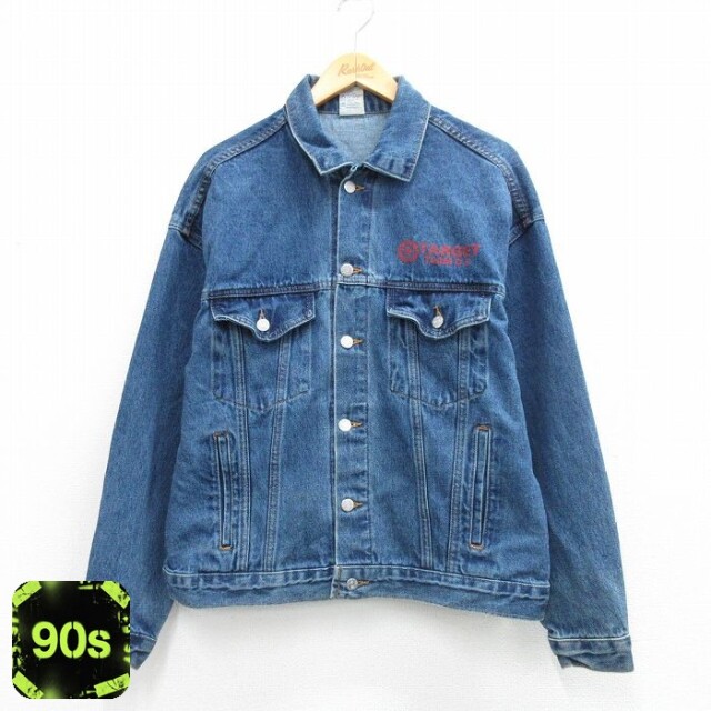 【50%OFF】ジージャン 90s ターゲット ネイビー メンズL相当 | 古着