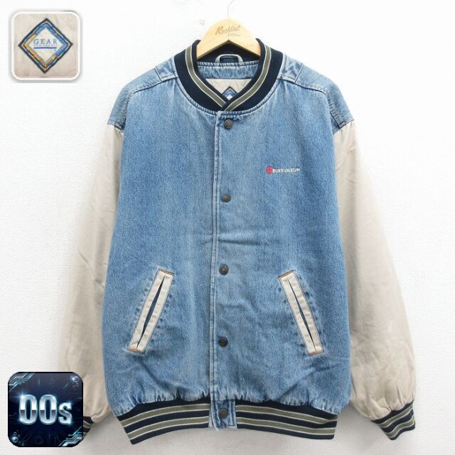 【20%OFF】00s デニムジャケット RUST ネイビー XL | 古着