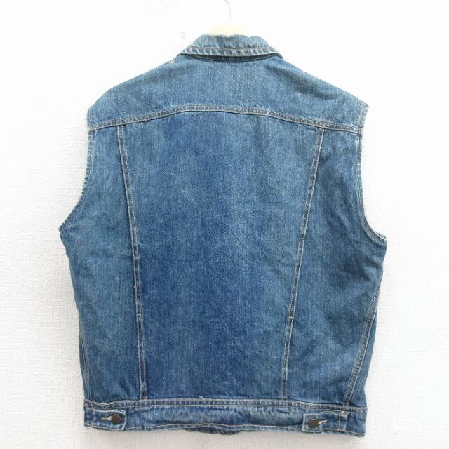 古着通販 L☆古着 ゲス GUESS ブランド デニム ベスト メンズ 90年代
