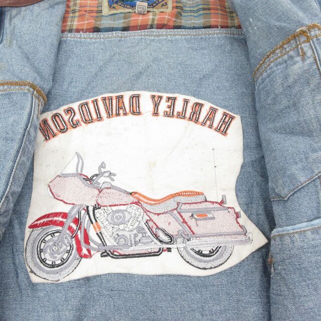 古着通販 XL☆古着 長袖 ジージャン メンズ 00年代 00s ハーレー