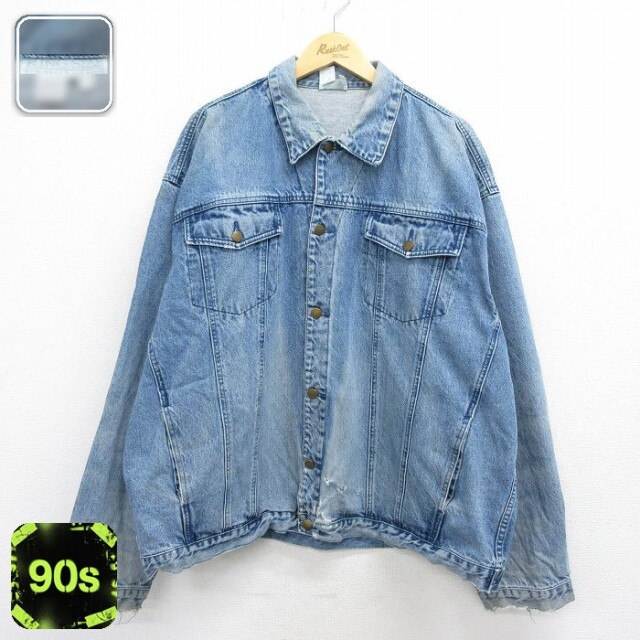 【20%OFF】90s ジージャン ブルー メンズXL相当 | 古着