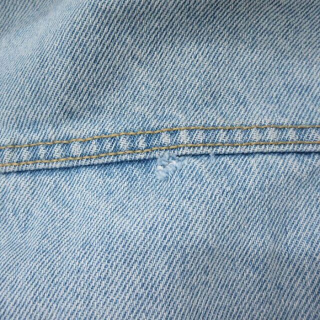 古着通販 M☆古着 長袖 ジージャン メンズ 90年代 90s コットン USA製