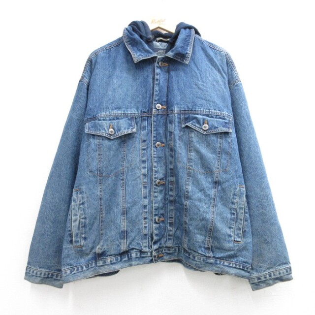 FADED GLORY 長袖ジャケット キルティング ネイビー メンズXL相当 | 古着
