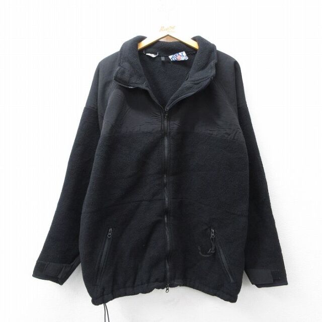 【50%OFF】ミリタリー 00s フリースジャケット ECWCS GEN3 レベル3 ブラック XL | 古着