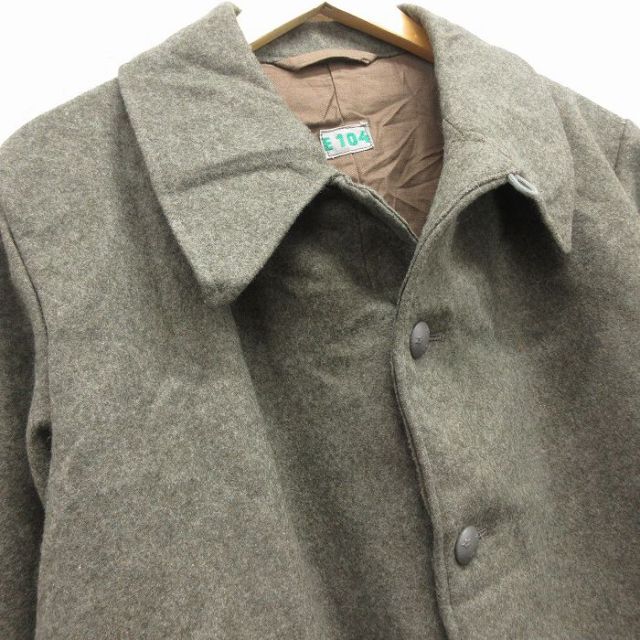 古着通販 M☆古着 長袖 ビンテージ ミリタリー ジャケット メンズ 40