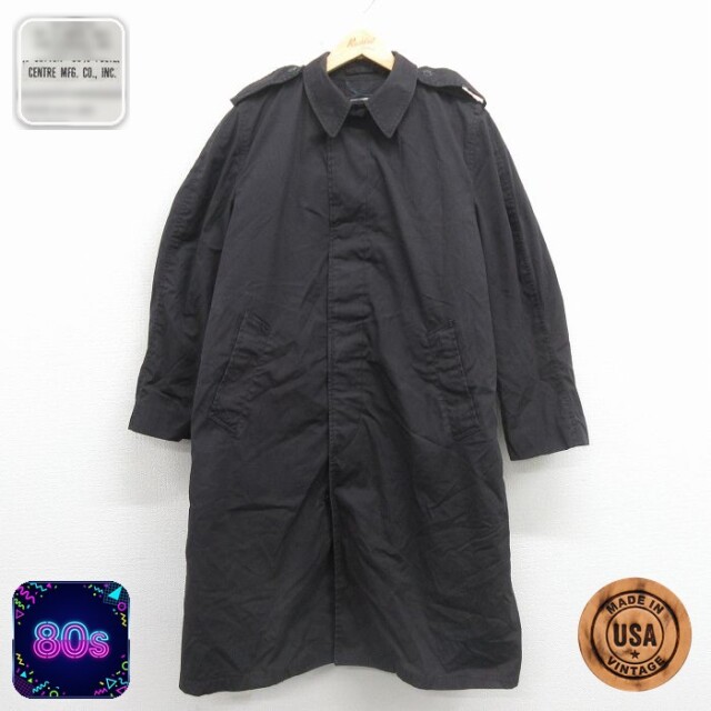 【50%OFF】80s ミリタリーコート 内側ボア ブラック L | 古着