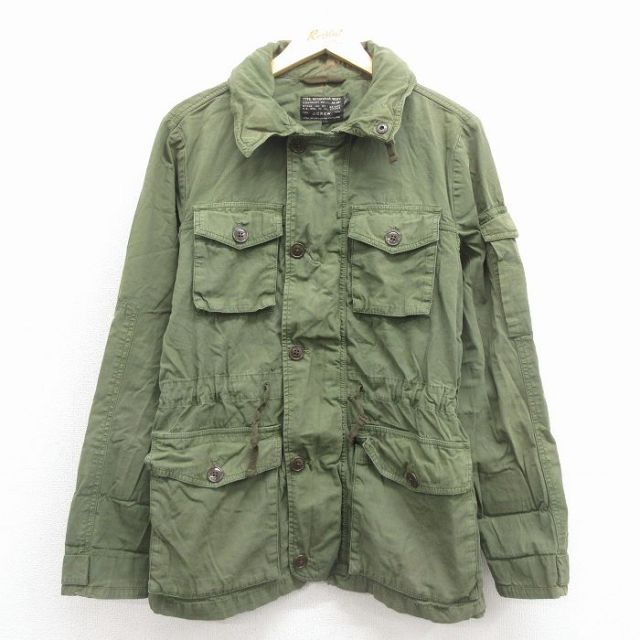 【20%OFF】ジェイクルー 長袖ミリタリージャケット グリーン M | 古着