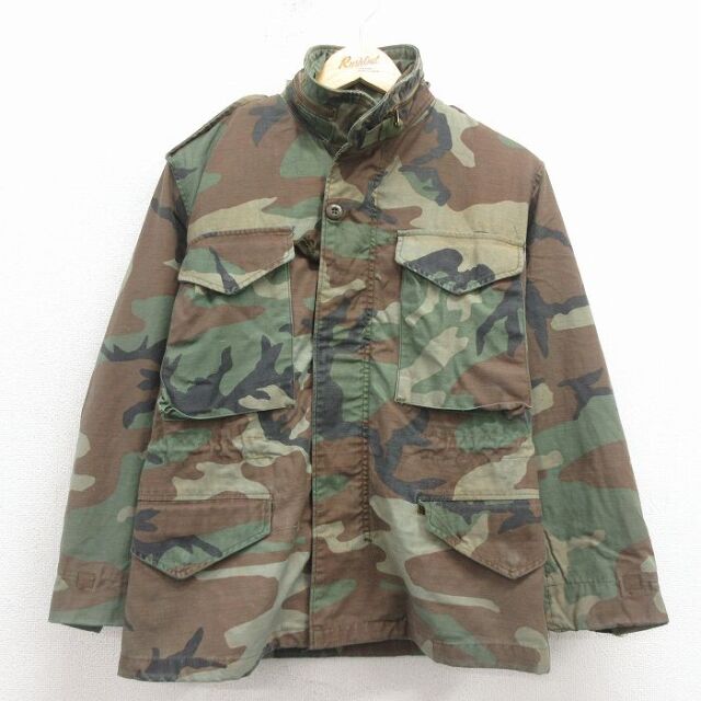 【20%OFF】80s M-65ミリタリーフィールドジャケット ウッドランドカモ グリーン S | 古着
