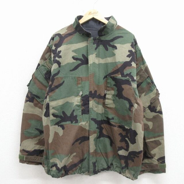 古着通販 XL☆古着 長袖 ミリタリー ナイロン ゴアテックス ジャケット