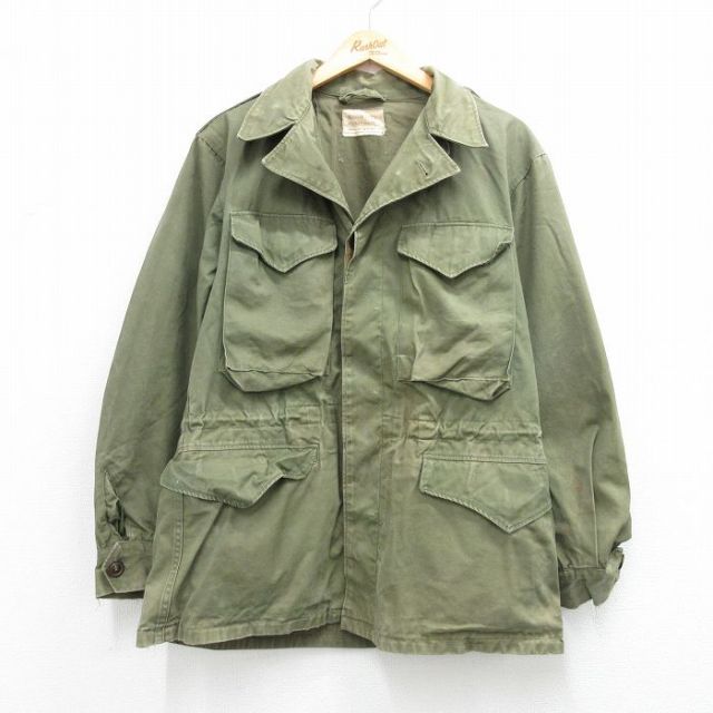 ミリタリー 50s M-50フィールドジャケット グリーン メンズL相当 | 古着