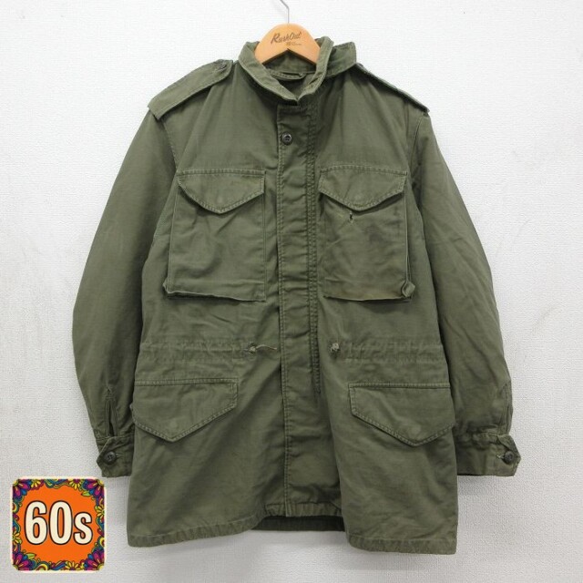 【20%OFF】60s M-65セカンドタイプミリタリージャケット カーキ メンズM相当 | 古着