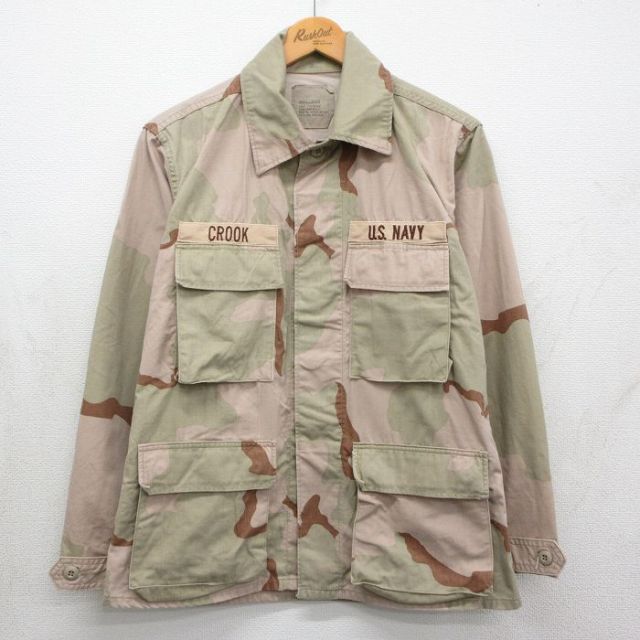 90s コンバットジャケット デザートカモ ベージュ M | 古着