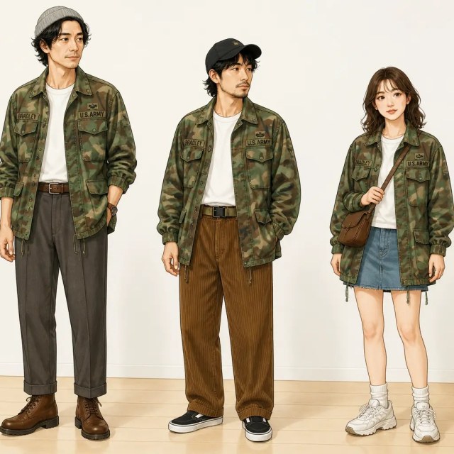 古着通販 M☆古着 長袖 ミリタリー フィールド ジャケット メンズ 80