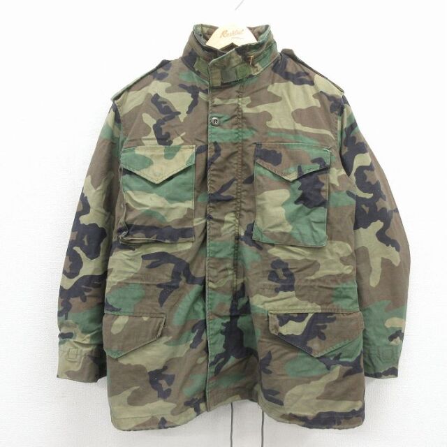 古着通販 M☆古着 長袖 ビンテージ ミリタリー フィールド ジャケット