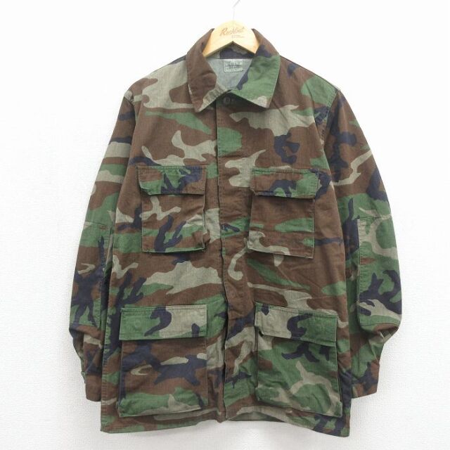 古着通販 L☆古着 長袖 ミリタリー フィールド ジャケット メンズ 90
