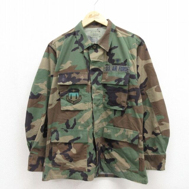 古着通販 XL☆古着 長袖 ミリタリー ジャケット フリース メンズ 00