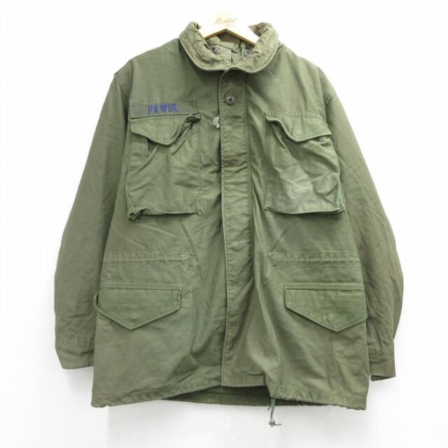 ミリタリー 80s M-65フィールドジャケット カーキ メンズL相当 | 古着