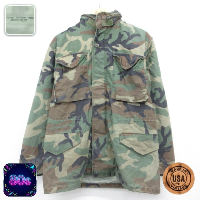 SO-SEW STYLES 80s M-65ミリタリージャケット カーキ迷彩 メンズM相当 | 古着
