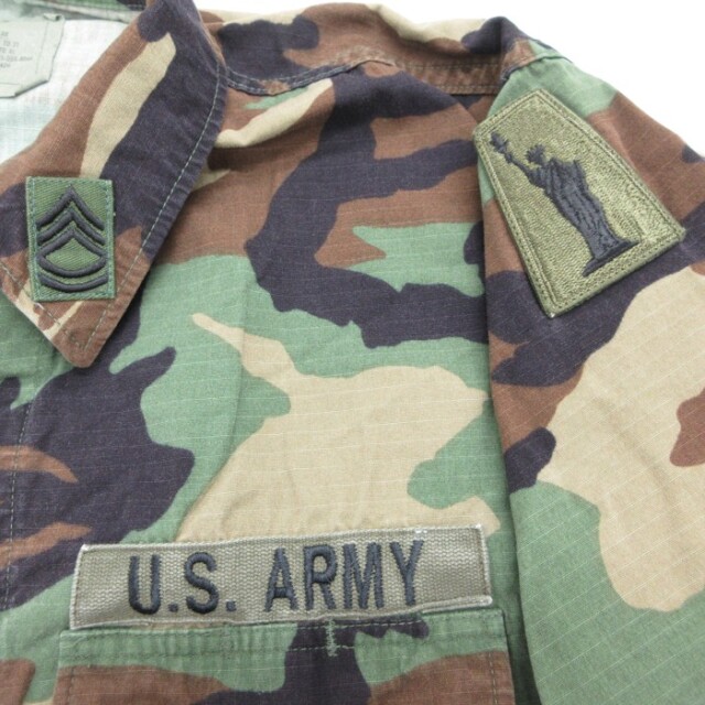 古着通販 L☆古着 US ARMY 長袖 ミリタリー ジャケット メンズ 90年代