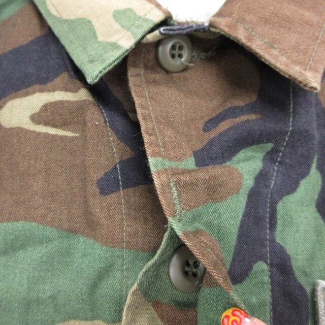 古着通販 L☆古着 U.S.ARMY 長袖 ミリタリー ジャケット メンズ ウッド