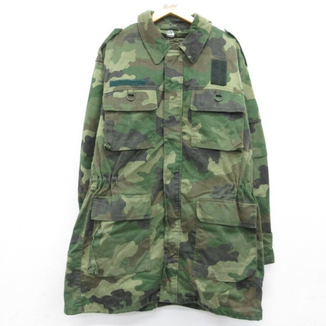ミリタリー 90s ジャケット ユーゴスラビア軍M88 ボアライナー カーキ迷彩 メンズXL相当 | 古着