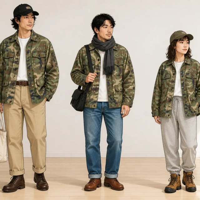 古着通販 L☆古着 US ARMY 長袖 ミリタリー ジャケット メンズ 90年代