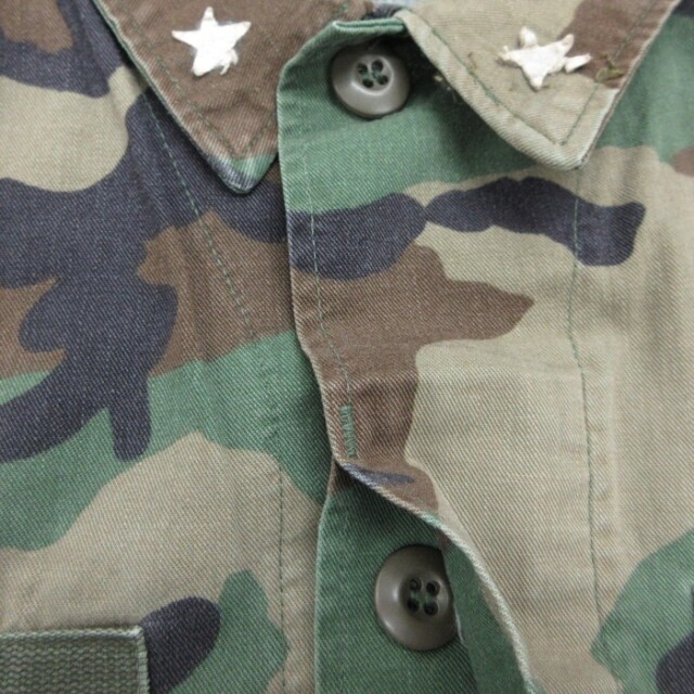 古着通販 L☆古着 US ARMY 長袖 ミリタリー ジャケット メンズ 80年代