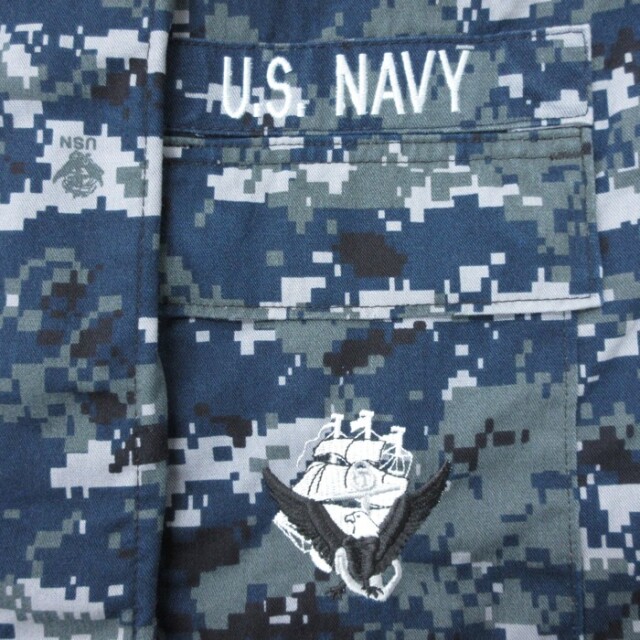 古着通販 L☆古着 U.S.NAVY 長袖 ミリタリー ジャケット メンズ