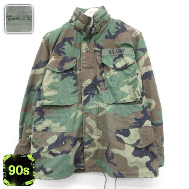 古着通販 M☆古着 GOLDEN MFG 長袖 ミリタリー ジャケット メンズ 90