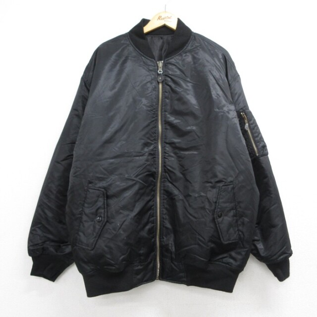 古着通販 XL☆古着 TRUST 長袖 ミリタリー ジャケット メンズ MA-1