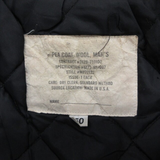 古着通販 XL☆古着 US NAVY 長袖 ミリタリー ジャケット メンズ 90年代