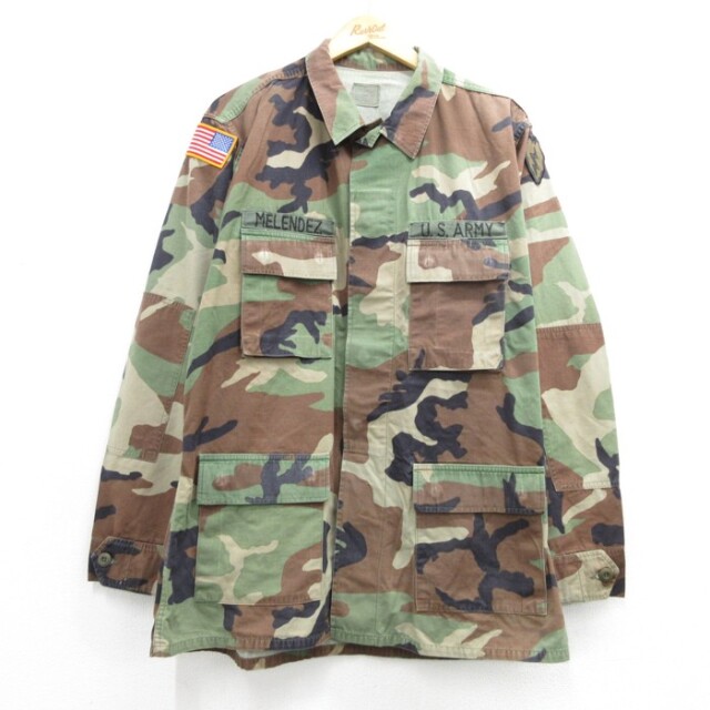 古着通販 XL☆古着 U.S.ARMY 長袖 ミリタリー ジャケット メンズ 90
