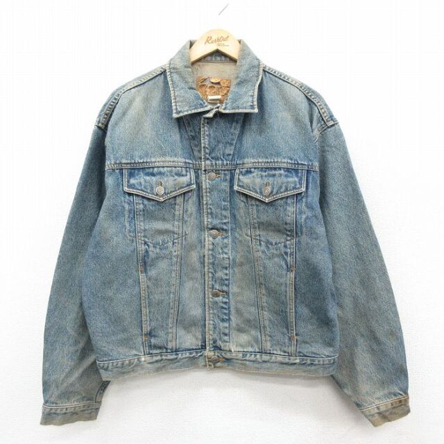 古着通販 XL☆古着 長袖 ビンテージ ジャケット スイングトップ メンズ