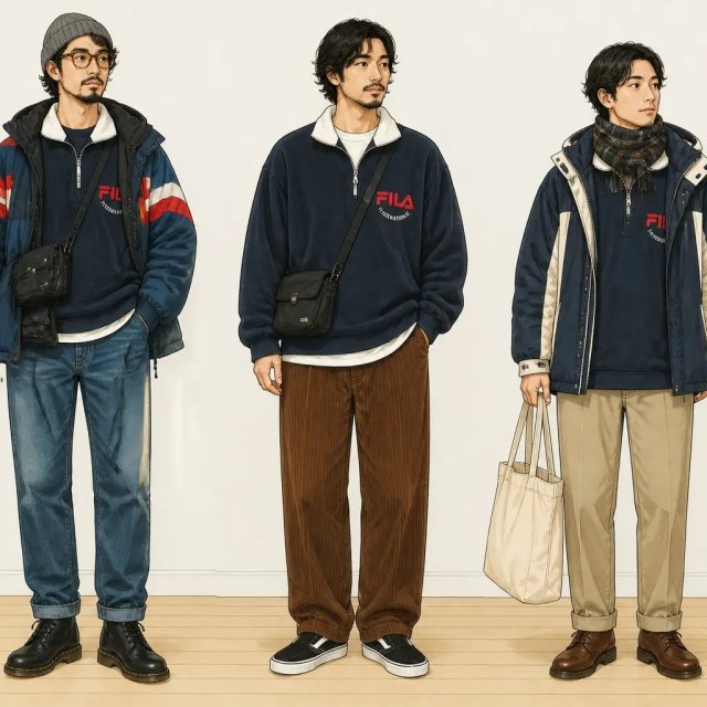 古着通販 XL☆古着 フィラ FILA 長袖 ハーフジップ フリース