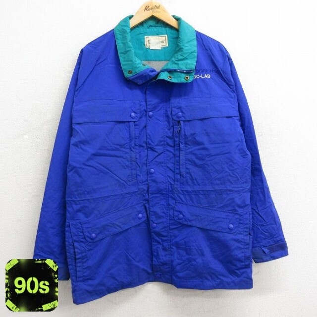 【50%OFF】エルエルビーン 90s マウンテンジャケット BFグッドリッチ ブルー メンズM相当 | 古着