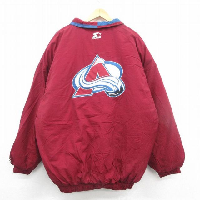 古着通販 XL☆古着 スターター 長袖 ナイロン ジャケット メンズ 90