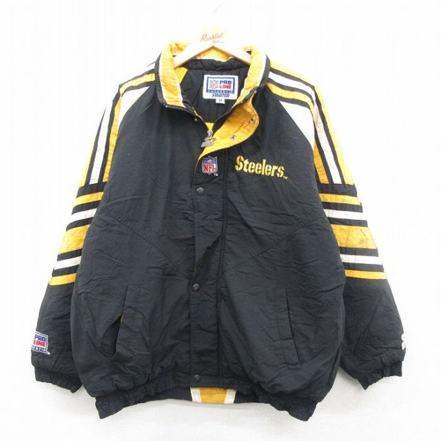 古着通販 XL☆古着 スターター 長袖 ナイロン ジャケット メンズ 90