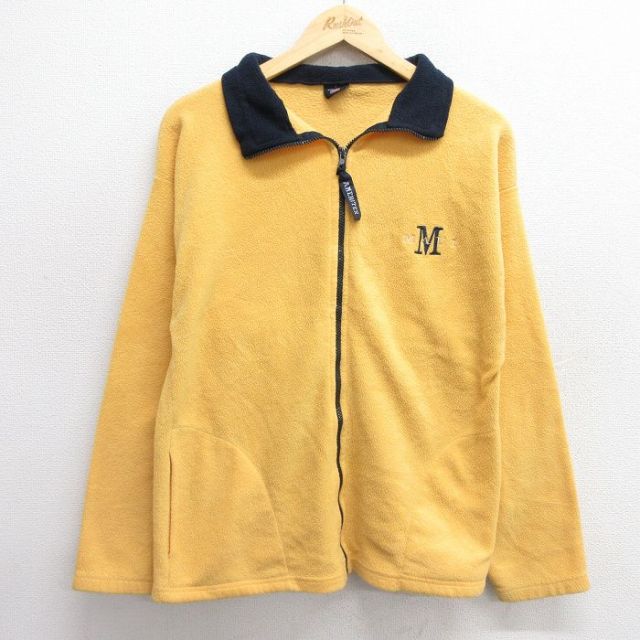 【50%OFF】マウイ 90s 長袖フリースジャケット イエロー S | 古着
