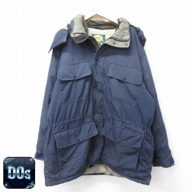 【50%OFF】カベラス 00s ナイロンダウンジャケット ネイビー XL | 古着